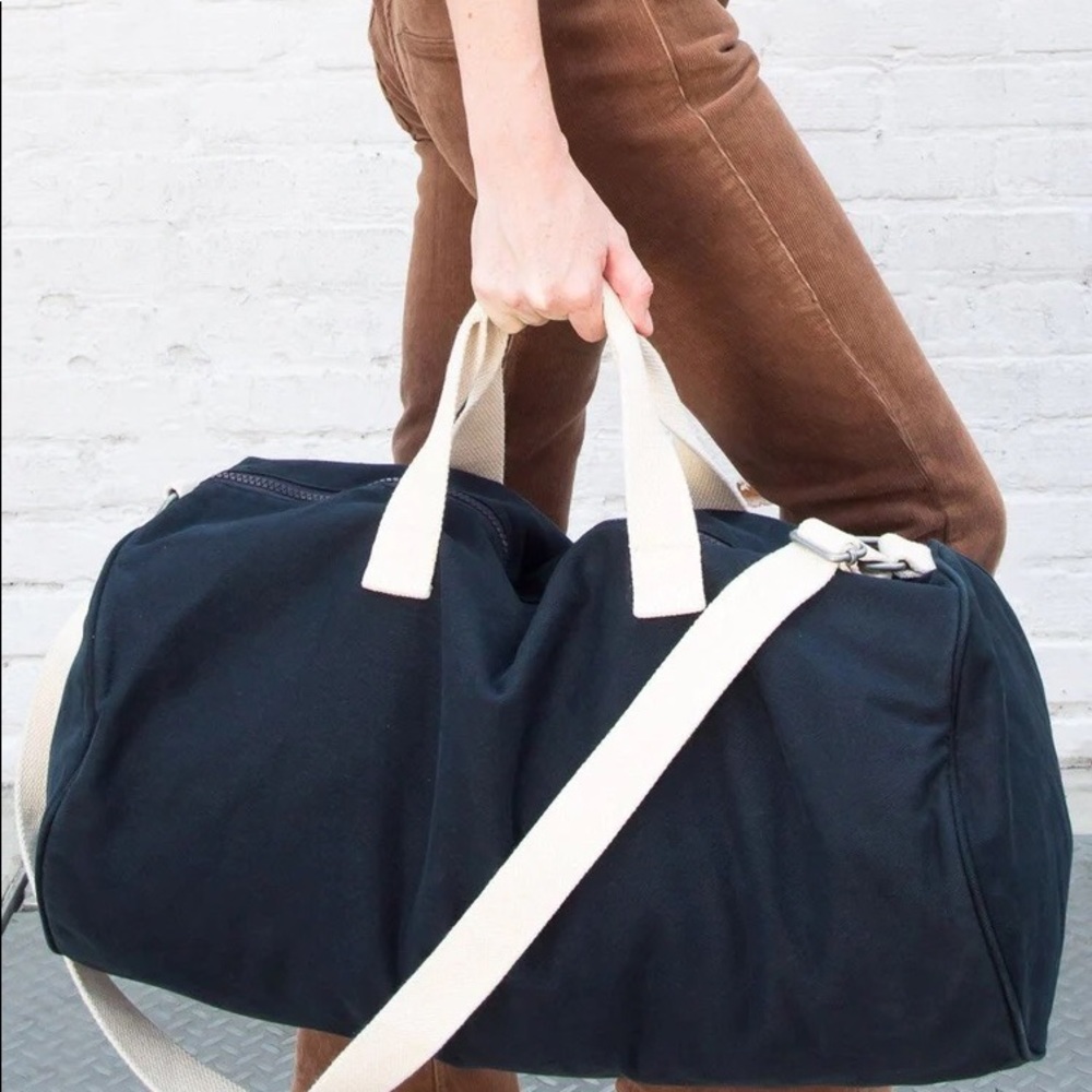 Brandy Melville Navy Blue Duffle Bag